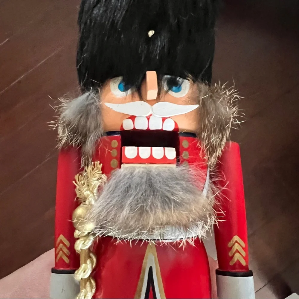 Nutcracker Vintage German- British KWO Tambourmajor - Drum Major 12 inch Rare